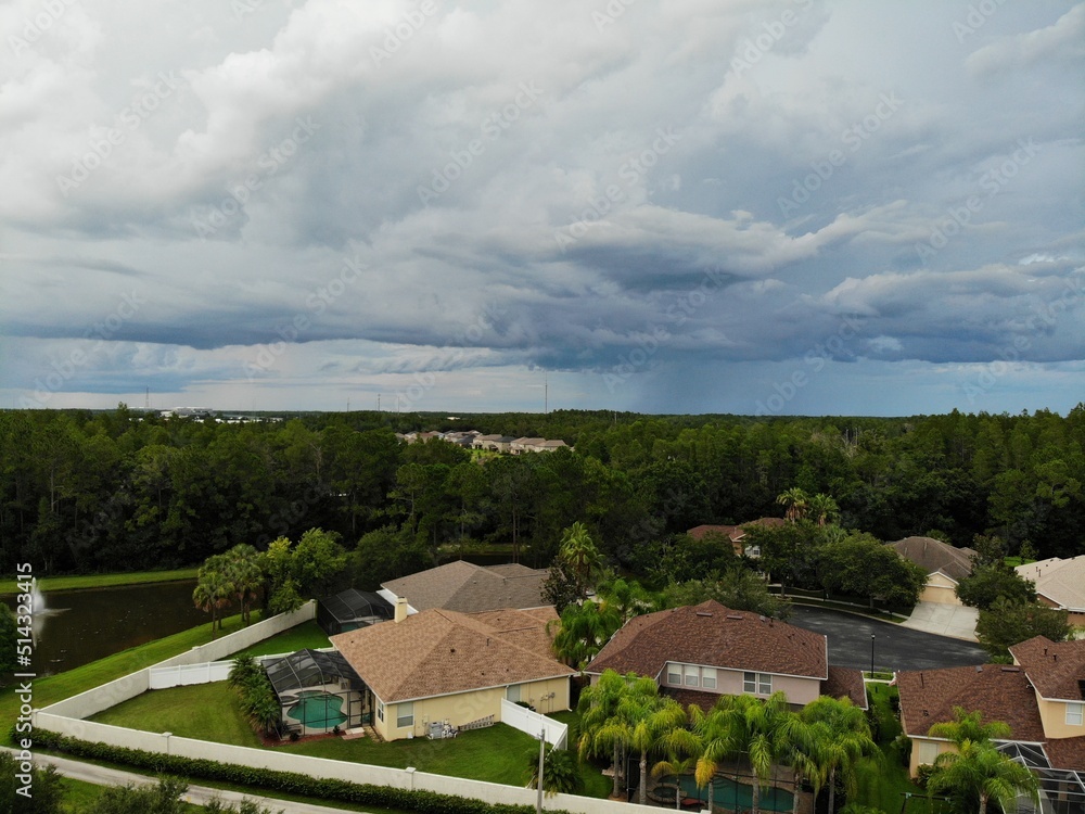 Florida houses summer Thunder storm
Florida houses summer Thunder storm