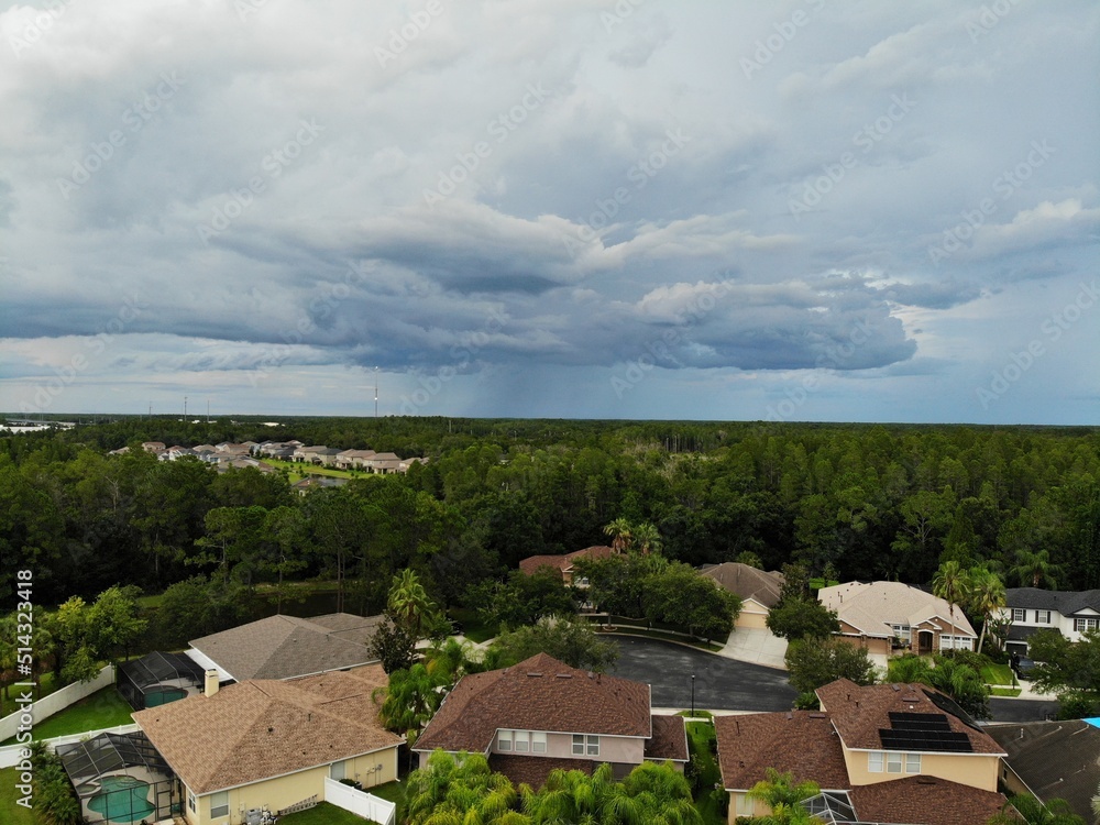 Florida houses summer Thunder storm
Florida houses summer Thunder storm