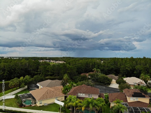 Wallpaper Mural Florida houses  summer Thunder storm
 Torontodigital.ca