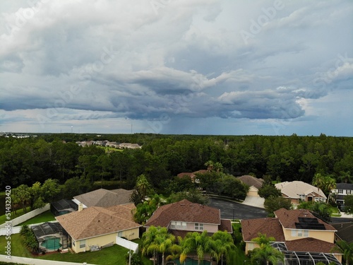 Wallpaper Mural Florida houses  summer Thunder storm
 Torontodigital.ca