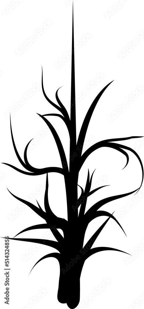 Obraz premium tree silhouette vector