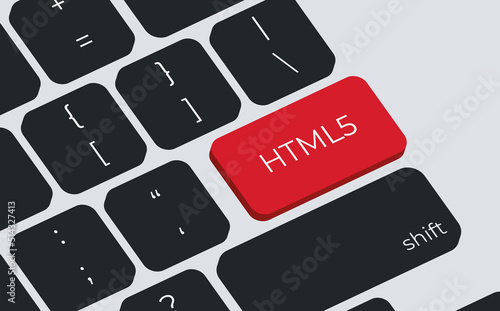 Computer keyboard key with key HTML5. Keyboard keys icon button