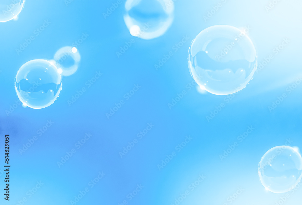 Beautiful abstract close up blue soap bubbles on white background, blue bubble texture, white glitter, love theme, love wallpaper, sweet celebrations Beautiful abstract close up blue soap bubbles on white background, blue bubble texture, white glitter, love theme, love wallpaper, sweet celebrations