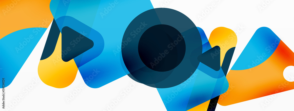 Line, triangle, square and circle primitive composition. Vector geometric minimal abstract background for wallpaper, banner, background, landing page Line, triangle, square and circle primitive composition. Vector geometric minimal abstract background for wallpaper, banner, background, landing page