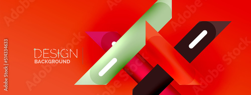 Background overlapping lines. Dynamic lines abstract wallpaper. Straight lines composition vector illustration for wallpaper banner background or landing page