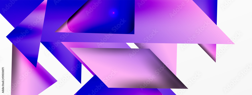 Abstract background. Simple color geometric shapes composition with 3d effect, lights and shadows. Vector Illustration For Wallpaper, Banner, Background, Card, Book Illustration, landing page Abstract background. Simple color geometric shapes composition with 3d effect, lights and shadows. Vector Illustration For Wallpaper, Banner, Background, Card, Book Illustration, landing page