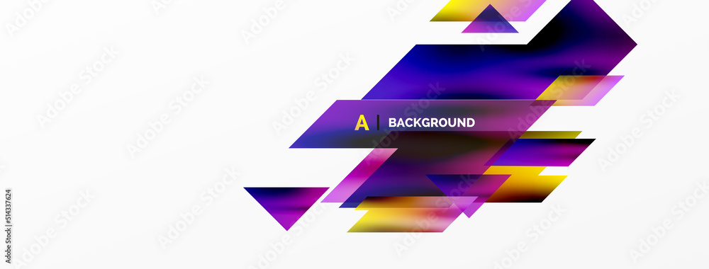 Modern trendy minimalist abstract background. Geometric pattern design, 3d and shadow effects. Vector Illustration