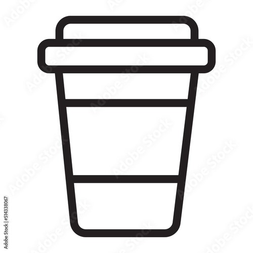 coffee line icon