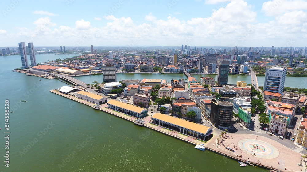 Obraz premium Marco Zero do Recife, Pernambuco Nordeste do Brasil