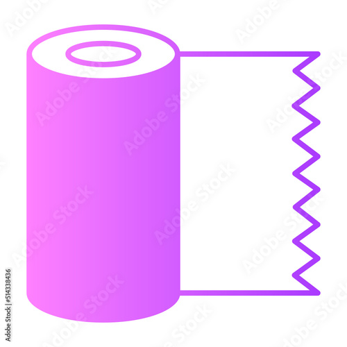 plastic wrap gradient icon