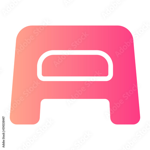stool gradient icon