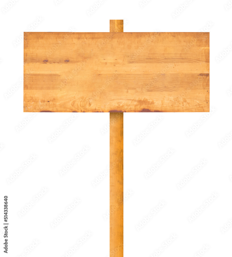 Old wooden sign isolated on white background Old wooden sign isolated on white background