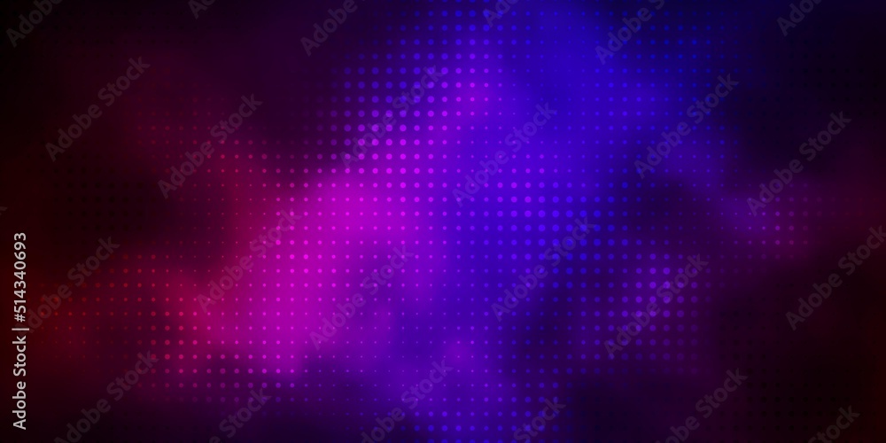 Dark Blue, Red vector background with bubbles. Dark Blue, Red vector background with bubbles.