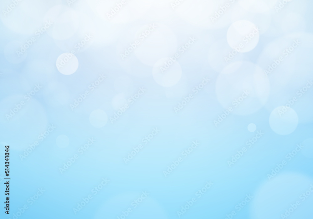 blue bokeh background