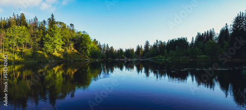 lake in the mountains in Norway
