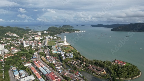 Langkawi, Malaysia – June 24, 2022: The Landmarks, Beaches and Tourist Attractions of Langkawi