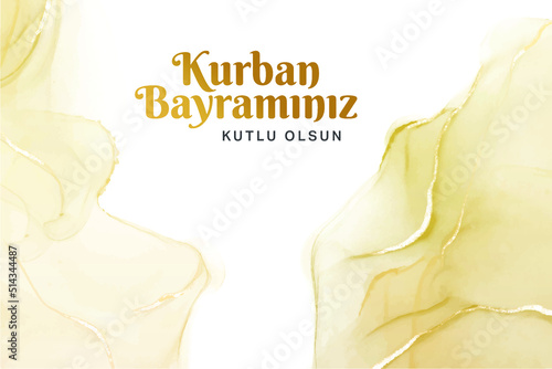 The holy days of the Muslim community. Billboard, Poster, Social Media, Greeting Card template. Happy Eid-al-Adha (Kurban Bayramı Kutlu Olsun).