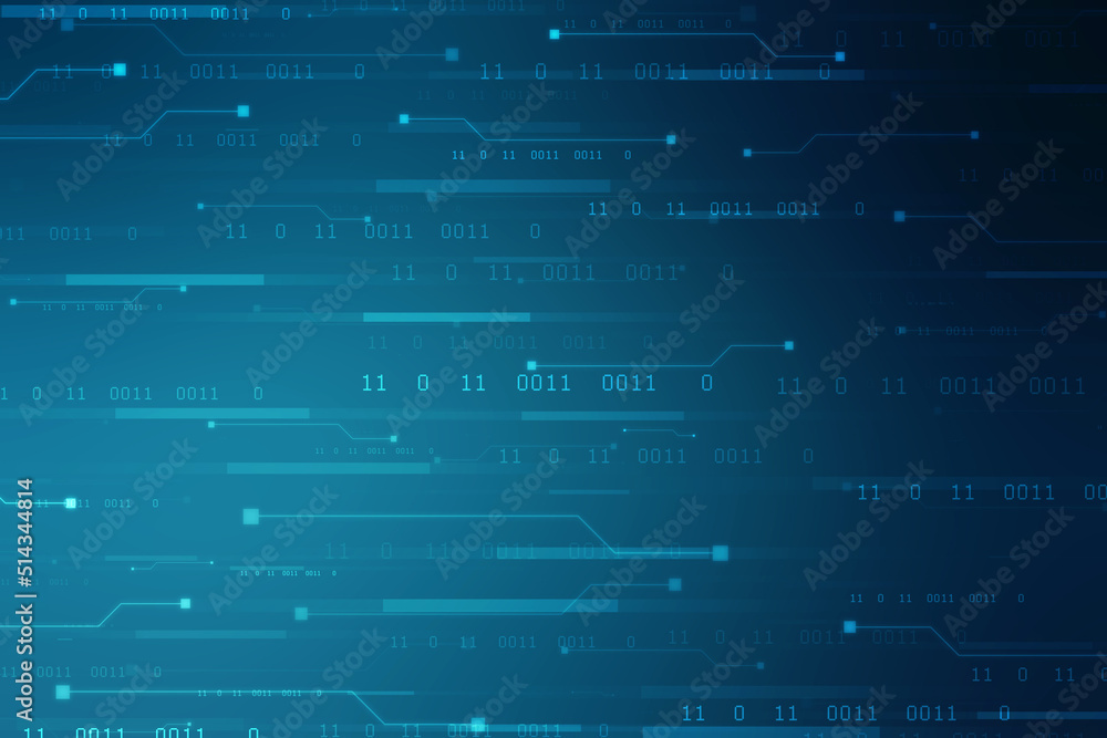 Binary Code Background, Digital Abstract technology background, flowing number one and zero text in binary code format in technology background. Internet Big data Concept Binary Code Background, Digital Abstract technology background, flowing number one and zero text in binary code format in technology background. Internet Big data Concept