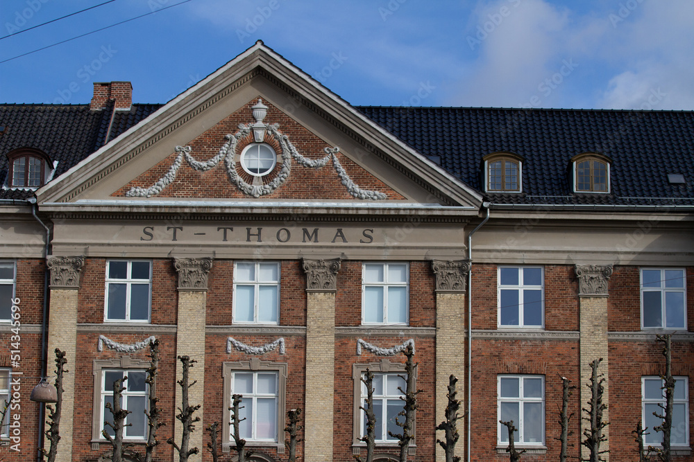 Fototapeta premium Frederiksberg Allee in Denmark