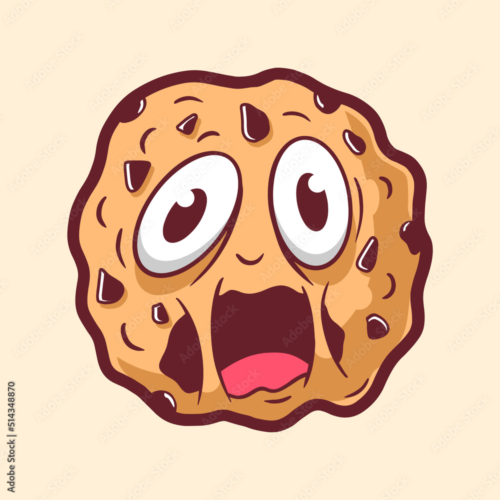 Funny cookies cartoon character Funny cookies cartoon character