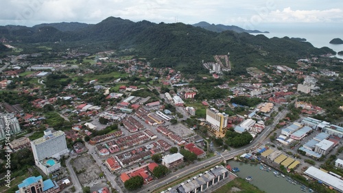 Langkawi, Malaysia – June 24, 2022: The Landmarks, Beaches and Tourist Attractions of Langkawi