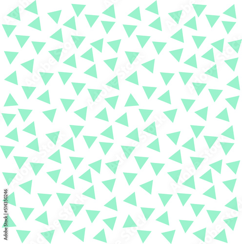 Abstract background with several small blue triangles laid out in a striped pattern.