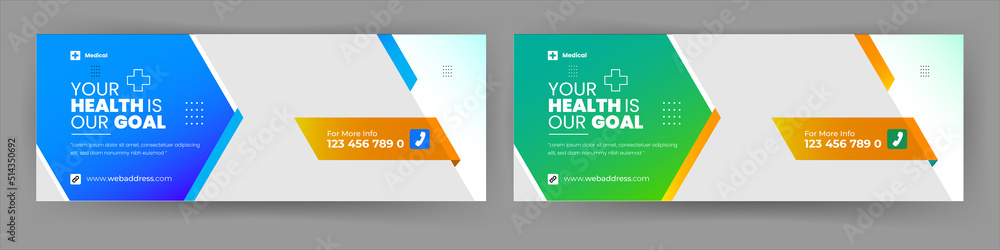 Medical healthcare facebook cover template Medical healthcare facebook cover template