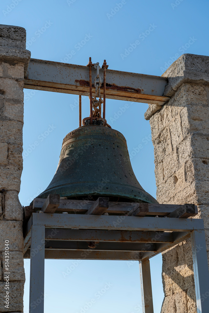 Fototapeta premium Landscape overlooking historic Chersonese. Sevastopol