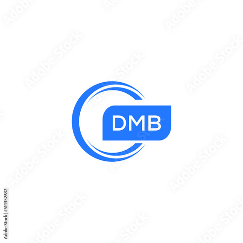 DMB letter design for logo and icon.DMB typography for technology, business and real estate brand.DMB monogram logo.vector illustration. photo