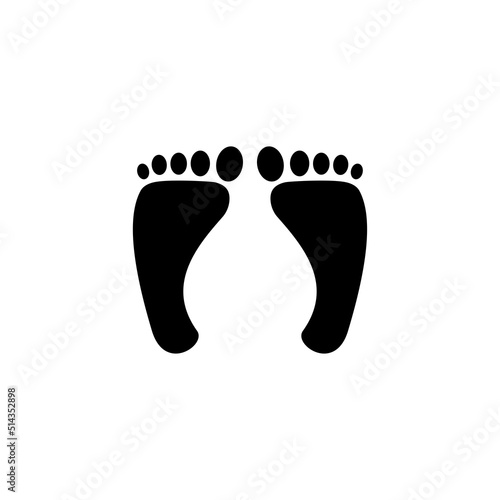 foot icon vector design templates