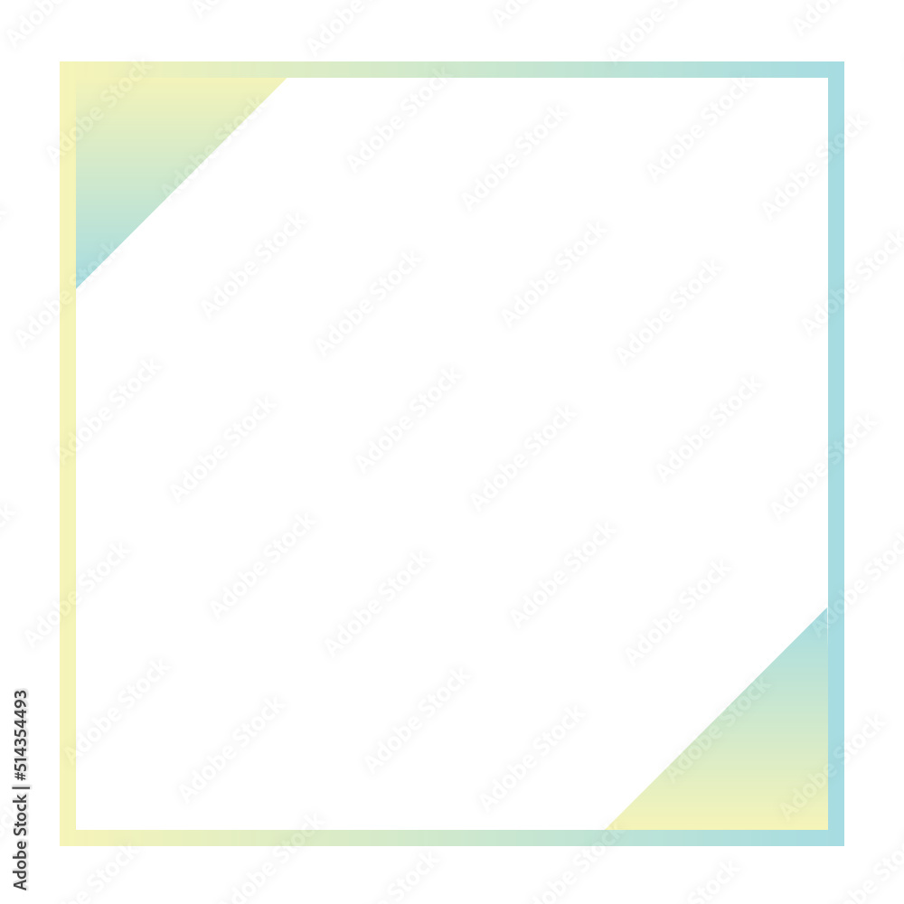 Naklejka premium square frame