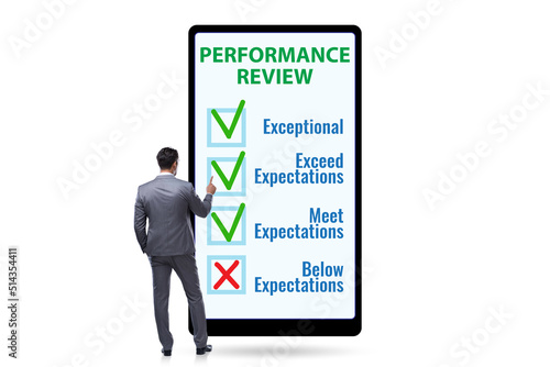 Employee annual performance review concept © Elnur