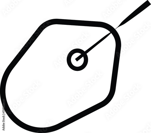 usb flash drive icon , price tag