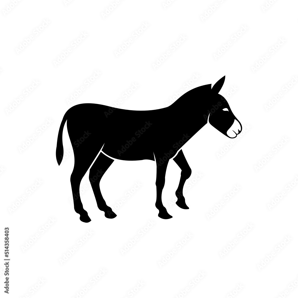 donkey vector logo donkey vector logo
