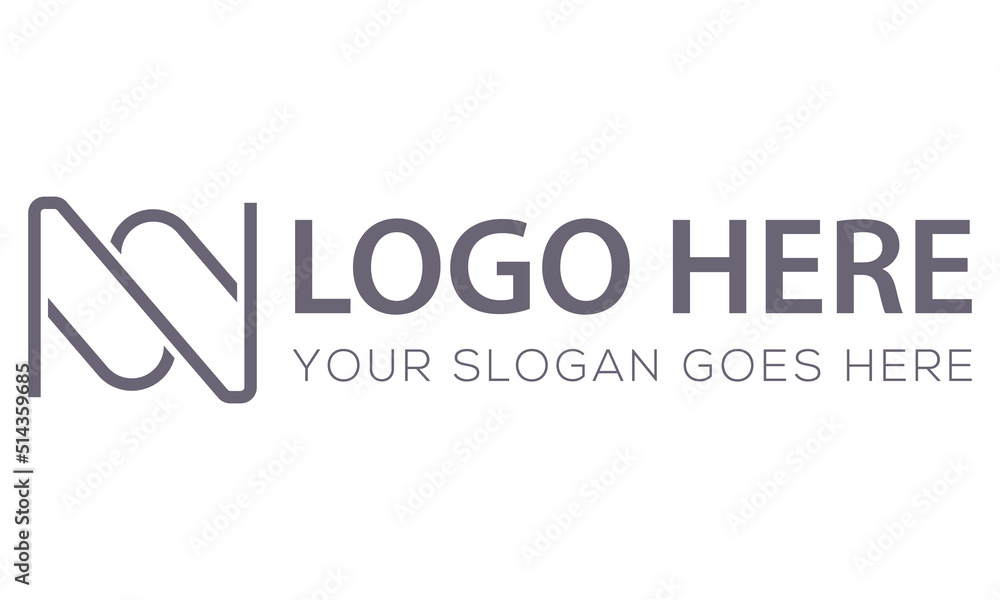 Black and White Color Line Art Finance Abstract Shape Logo Design Black and White Color Line Art Finance Abstract Shape Logo Design