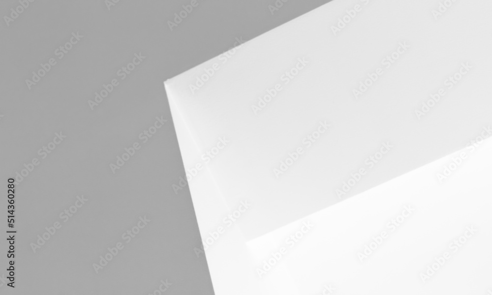 Abstract minimal interior background with white corner Abstract minimal interior background with white corner