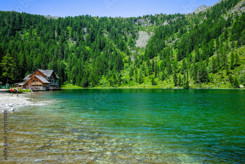 Canvas Print Lago di Nambino - Dolomiti del Brenta