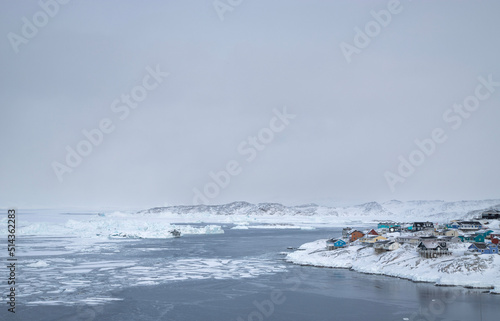 Winter waves on the beach