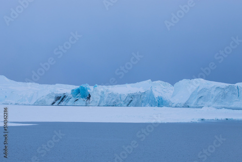 Glacier in polar Greenland