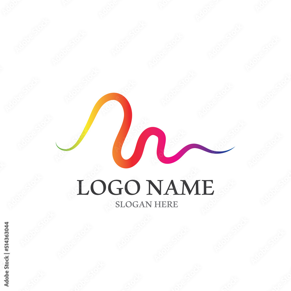 Fototapeta premium Heart beat logo or pulse line logo for medical medicine with modern vector illustration concept.