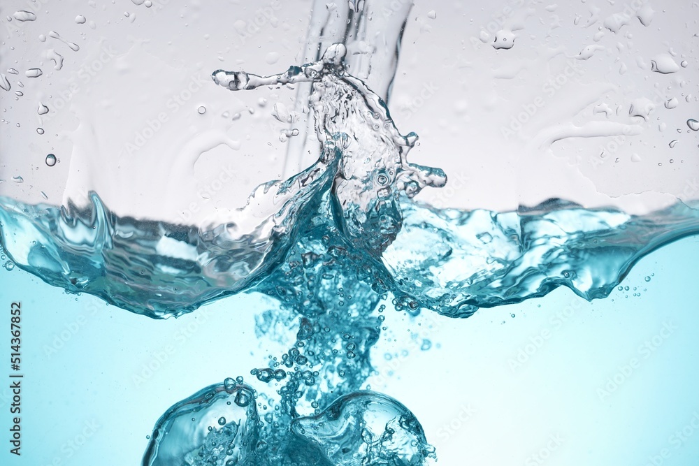 Photo of blue water waves Photo of blue water waves