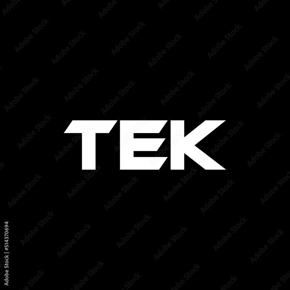 TEK letter logo design with black background in illustrator, vector logo modern alphabet font overlap style. calligraphy designs for logo, Poster, Invitation, etc. TEK letter logo design with black background in illustrator, vector logo modern alphabet font overlap style. calligraphy designs for logo, Poster, Invitation, etc.
