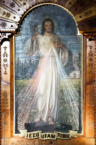 Obraz Jezusa Miłosiernego photo