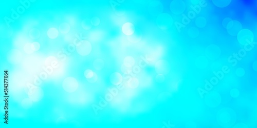 Light BLUE vector texture with circles.