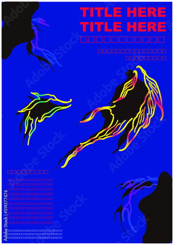 Summer Festival Promotion Flyer Template - Vector