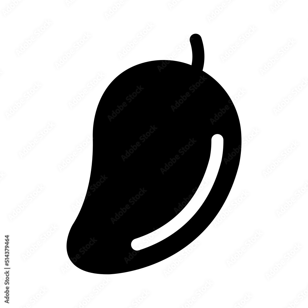 Isolated Mango Glyph Icons EPS 10 Free Vector Graphic Isolated Mango Glyph Icons EPS 10 Free Vector Graphic