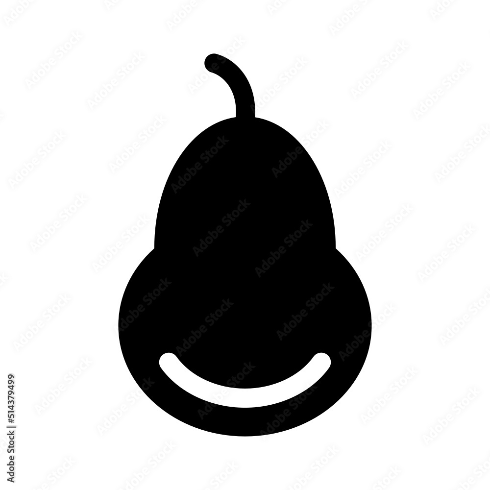 Isolated Pear Glyph Icons EPS 10 Free Vector Graphic Isolated Pear Glyph Icons EPS 10 Free Vector Graphic