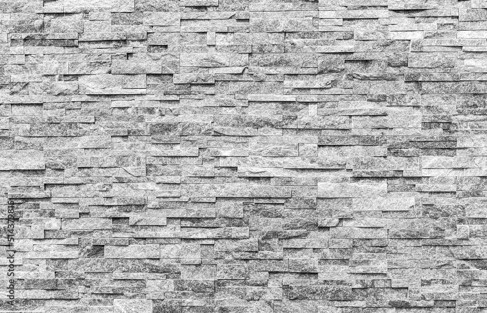 Gray stone brick wall texture background Stock Photo | Adobe Stock