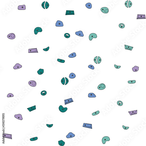 Climbing routes pattern