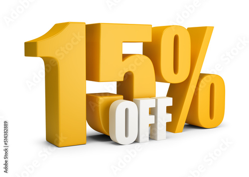 15 percent OFF